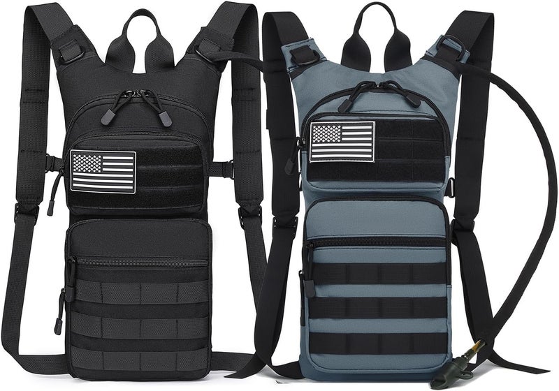 ATBP Insulated Water Hydration Pack Bag with 3L TPU Bladder Tactical Molle Hydration Backpack for Hiking Cycling Running - Image 1